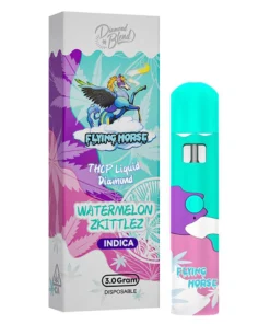 Watermelon Zkittlez Flying Horse THC-P Liquid Diamond Disposable 3G