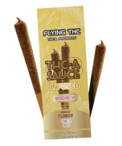 Wedding AP Flying Horse THCA Sauce Infused Pre-Rolls 2G