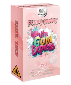 White Gold Express Flying Horse THCP+Diamond Sauce+THC VIII Live Resin Vape 3.5G