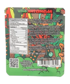 Alternative view of Wild Watermelon Flying Horse Stoner Blend Infused Gummies 1200MG