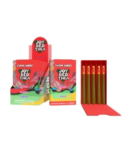 FLYING HORSE JOY RED THCA PREROLL 5PK 5CT/BX