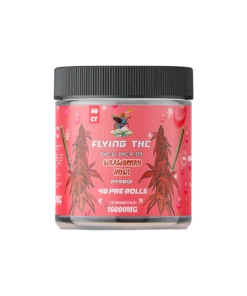 Alternative view of FLYING HORSE THC PREROLL 40CT/JAR